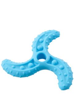 Hračka pes Buster Flex Fly Wheel modrá 11cm