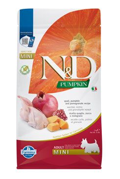 N&D Pumpkin Dog Adult Mini Quail & Pomegranate 2kg