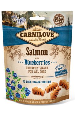 Carnilove Dog Crunchy Snack salmon&blueberries 200g