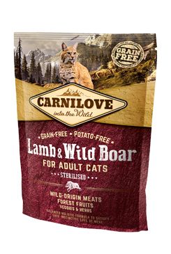 Carnilove Cat lamb & wild boar adult sterilised 400g