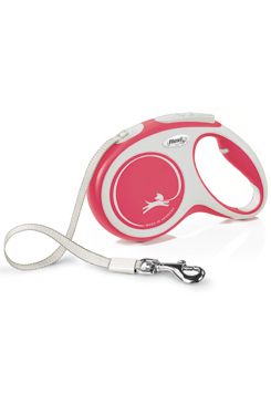 Vodítko Flexi Comfort M pásek 5m/25kg červená new