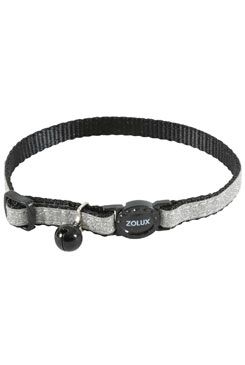 Obojek kočka Shiny nylon černý 10mm/30cm Zolux