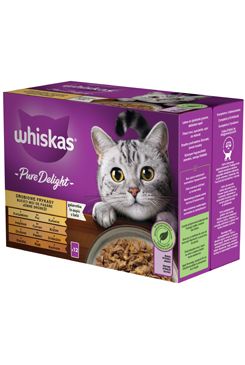 Whiskas Kapsa Pure Delight Drůběž výběr želé 12x85g