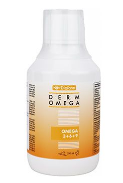Diafarm Omega 3,6 na srst pes a kočka dávkovač 250ml