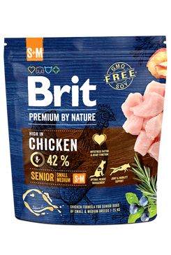 Brit Premium Dog By Nature Senior S M 1kg