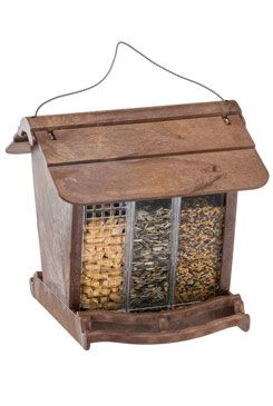 Krmítko venkovní plastové Jok 1 dekor dřevo FP