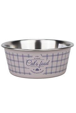 Miska nerez kočka Food Cat 400ml růžová Zolux