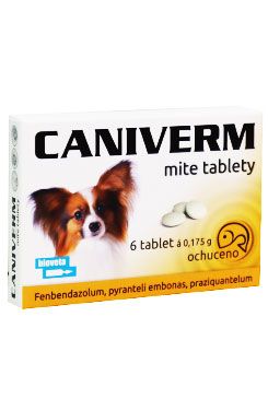 Caniverm Mite 0,175g 6 tablet