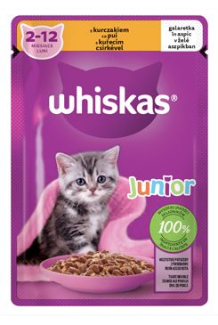 Whiskas Kapsa Core Junior kuřecí v želé 85g