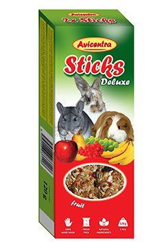 Avicentra tyčinky velký hlodavec - ovoce 2ks