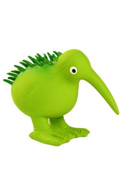 Whistle hračka pes latex pískací zelená 13,5cm Kiwi