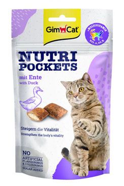 Gimcat Nutri pockets s kachnou 60g