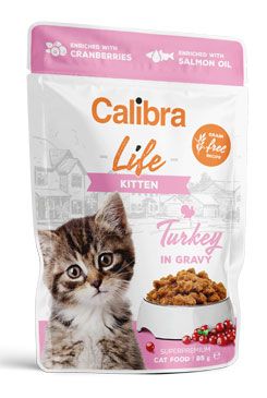 Calibra Cat Life kapsa Kitten Turkey In Gravy 85g