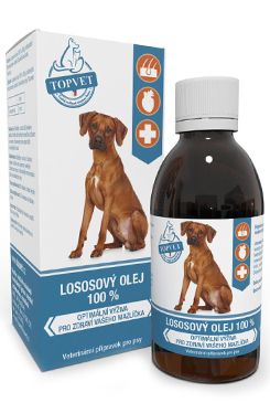 Lososový olej pro psy Topvet 200ml