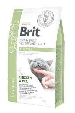 Brit Vd Cat Gf Diabetes 2kg