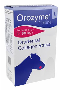 Orozyme plátky žvýkací pro psy L nad 30kg 141g