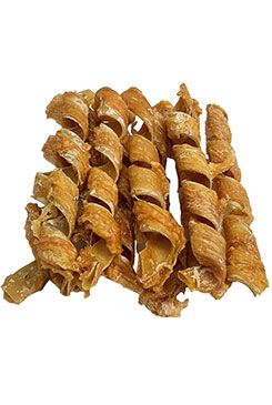 Pochoutka spirály 15cm z vepřové kůže s kuřecím 10ks