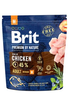Brit Premium Dog By Nature Adult M 1kg