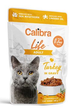 Calibra Cat Life kapsa Adult Turkey In Gravy 85g