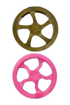 Hračka pes disk ALU aport plovací vanilkový velký SP