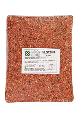 Krmivo Pro Ptáky Wm Eggfood Red,vaječné S Barvivem 1kg