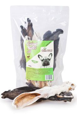 Natureca pochoutka králičí uši se srstí 100g