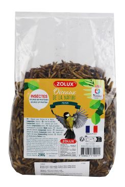 Krmivo Pro Venk. Ptáky Sušený Hmyz 250g Zolux