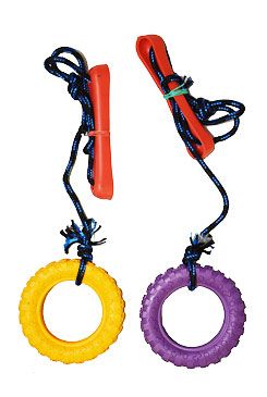 Hračka pes pneumatika aportovací vanilková velká  SP