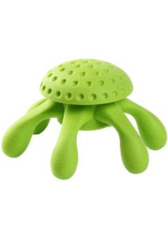Hračka pes octopus maxi plovoucí TPR zelená Kiwi