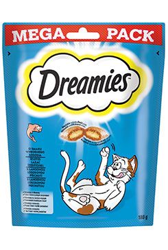 Dreamies kočka pochoutka mega pack s lososem 180g
