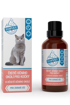 Čistič očního okolí pro kočky Topvet 50ml
