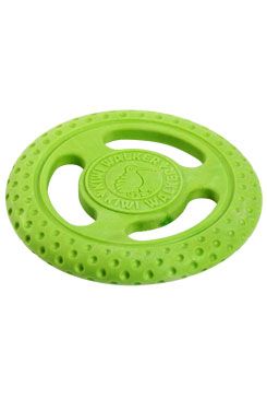 Hračka pes frisbee maxi plovoucí z TPR zelená Kiwi