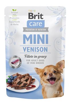 Brit Care Dog Mini Venison Fillets In Gravy 85g