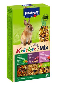 Vitakraft Rodent Rabbit pochoutka kräck trio mix 3ks