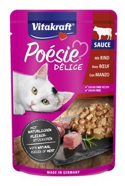 Vitakraft Cat Poésie Délisauce kapsa hovězí 85g