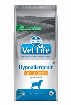 Vet Life Natural dog hypo fish & potato 2kg
