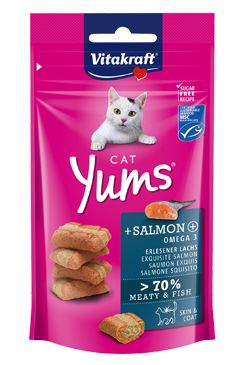 Vitakraft cat pochoutka yums losos 40g