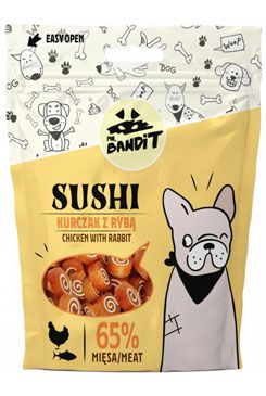 Vetexpert Mr.bandit pochoutka sushi kuře a ryba 80g