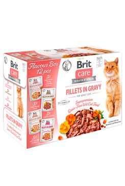 Brit Care Cat Fillets Gravy Flavour Box (12*85g)
