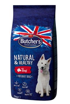 Butcher S Dog Natural&healthy dry s hovězím masem 3kg