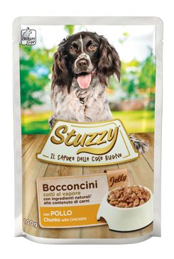 Stuzzy Dog Kapsa Adult Kousky Kuřecího 100g