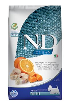 N&D Ocean Dog Adult Mini Codfish&pumpkin&orange 2,5kg