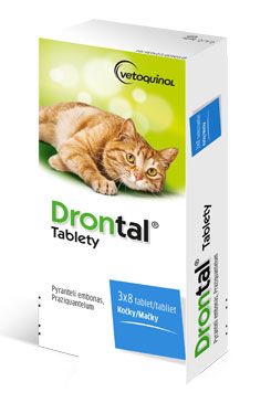 Drontal pro kočky 24 tablet
