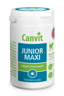 Canvit Junior Maxi pro psy ochucený 230g