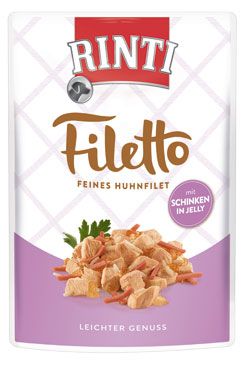 Rinti Dog Filetto kapsa kuře šunka v želé 100g