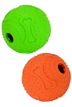 Hračka pes míč s otvorem na krmivo zelená 9,5cm Trixie