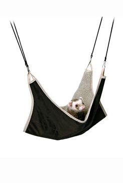 Závěsná houpačka pro fretky s kožešinou 45x45cm Trixie