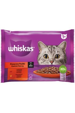 Whiskas Kapsa klasik výběr zelenina šťávy 4x85g