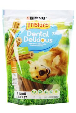 Friskies pochoutka pes Dentaldelicious M/L 200g