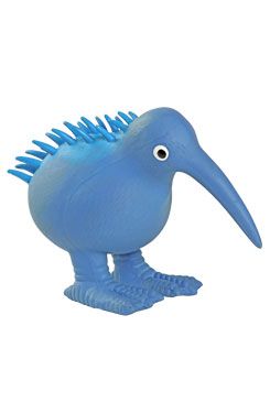 Whistle hračka pes latex pískací modrá 13,5cm Kiwi